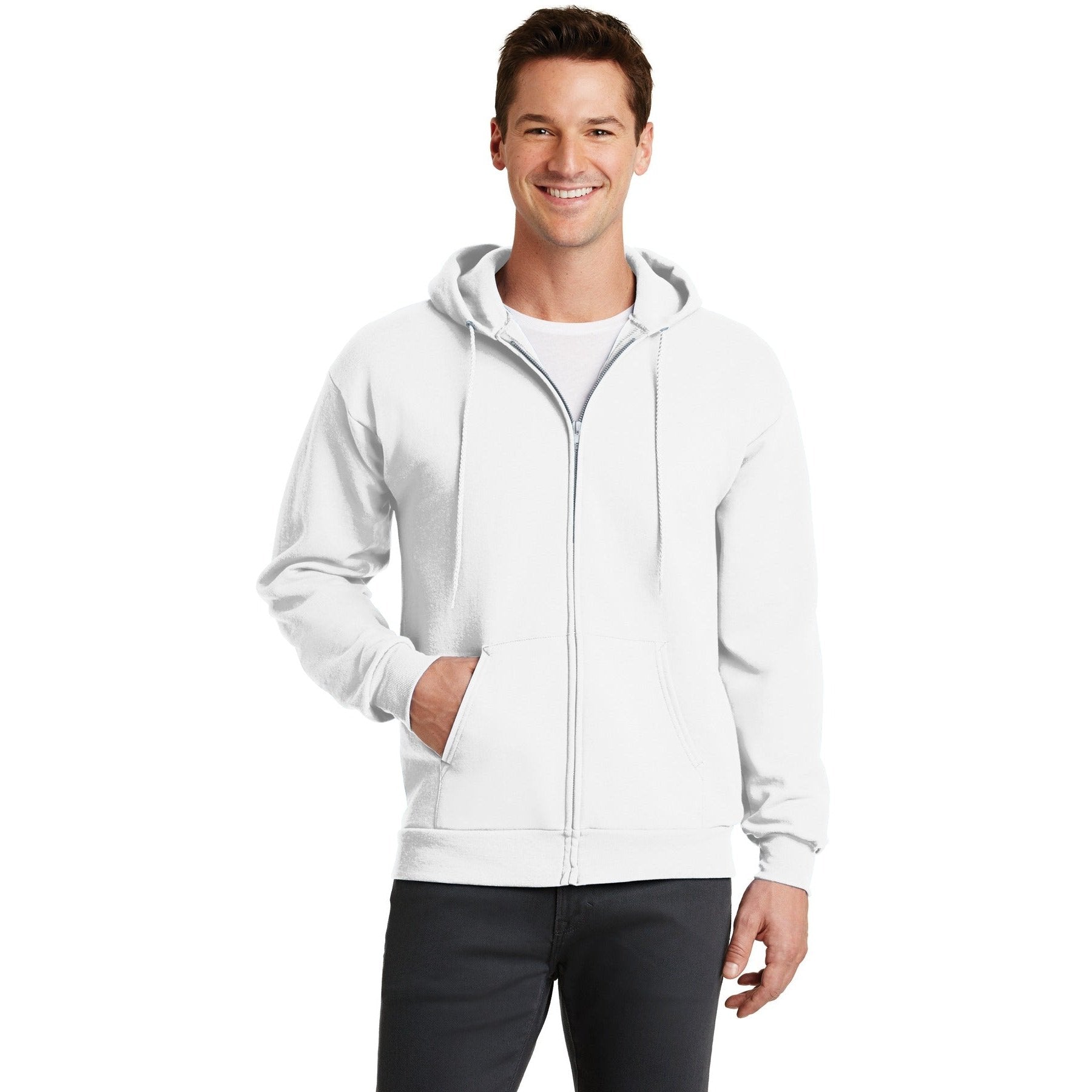 Port & Company-Port & Company® - Core Fleece Full-Zip Hooded Sweatshirt. PC78ZH-MedTech-26